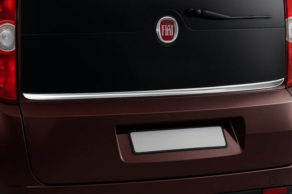 Rear window lower trim stainless steel