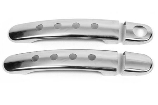 Chrome Door Handle Covers Decor (2 pcs, Stainless Steel)