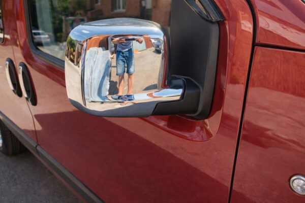 Chrome Mirror Covers (2 pcs) OmsaLine – Italian Stainless Steel