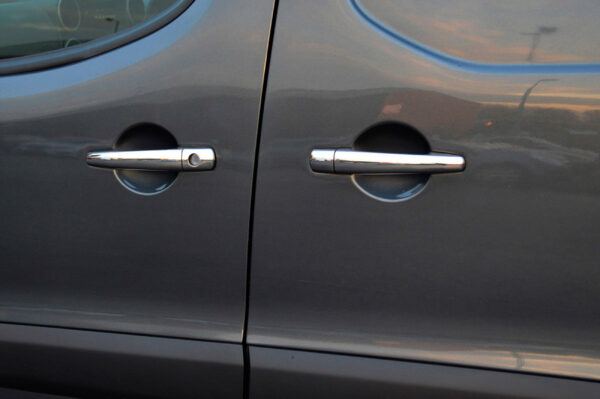 Chrome Door Handle Covers (4 pcs, Stainless Steel) OmsaLine – Italian Stainless Steel