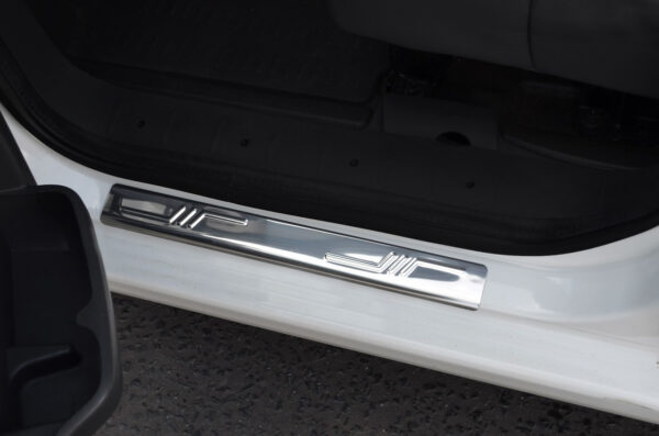 Door Sill Protectors Stainless Steel 2 pcs Omsa