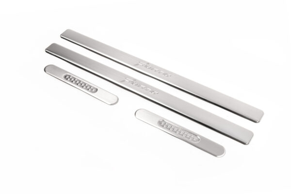 Door Sill Protectors OmsaLine (4 pcs, Stainless Steel)