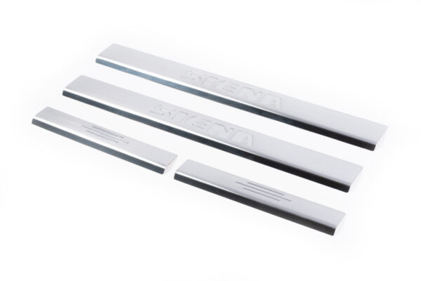 Carmos Door Sill Protectors (4 pcs, Stainless Steel)