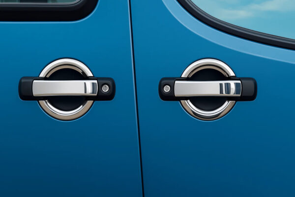 Chrome Door Handle Covers (4 pcs, Stainless Steel) OmsaLine – Italian Stainless Steel