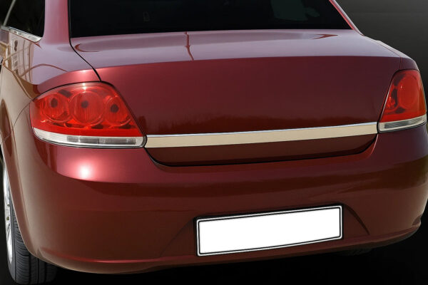 Trunk Lid Trim 2006-2012 Stainless Steel With keyhole