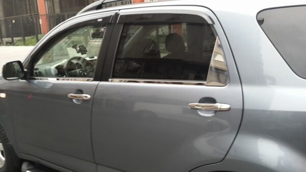 Wind deflector cover (2 pcs, stainless steel)