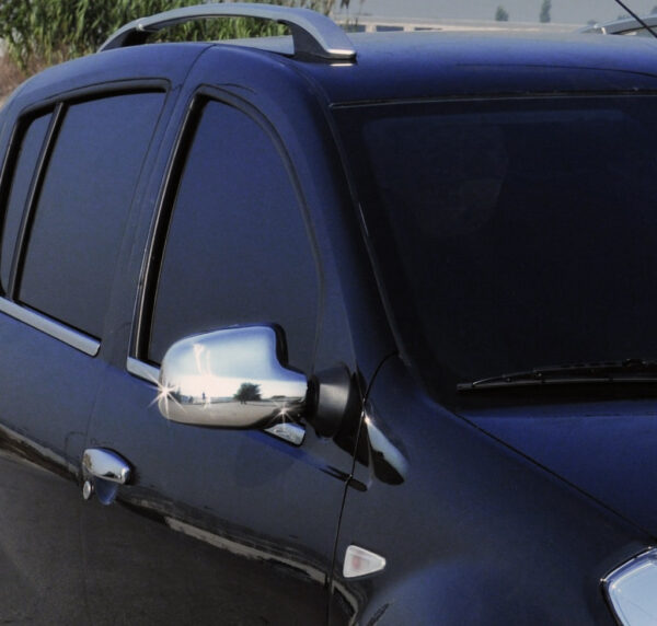 Chrome Mirror Covers (2 pcs) OmsaLine – Italian Stainless Steel