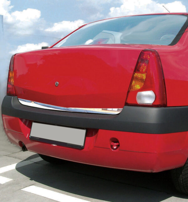 Trunk lid lower edge trim (stainless steel)