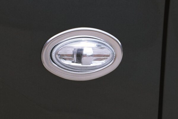 Turn Signal Trim OmsaLine (2 pcs, Stainless Steel)