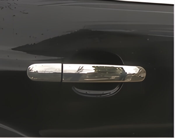 Chrome Door Handle Covers (4 pcs, Stainless Steel) OmsaLine – Italian Stainless Steel