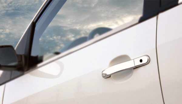 Chrome Door Handle Covers (4 pcs, Stainless Steel) OmsaLine – Italian Stainless Steel