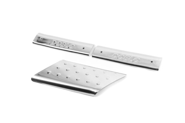 Interior door sill covers (Omsa, stainless steel) 3-door