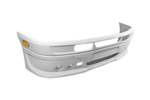 Front bumper lip with 4 headlights (primed for painting)